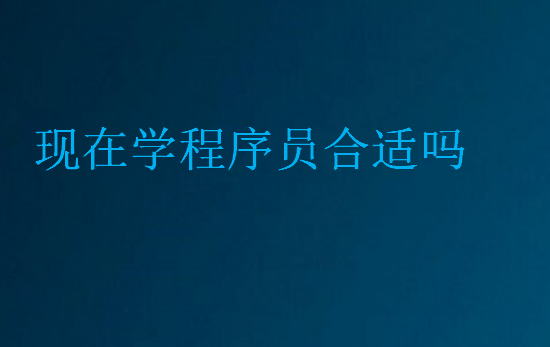 現在學程序員合適嗎