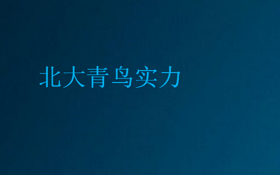 北大青鳥實力
