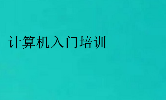 計算機入門培訓