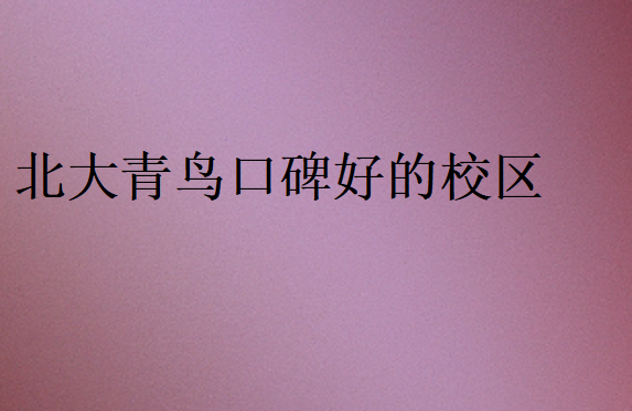 北大青鳥學校哪家好