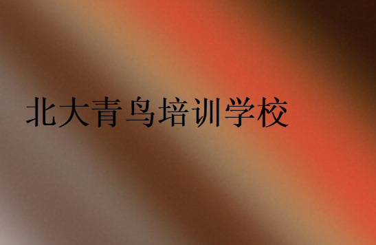 北大青鳥培訓學校